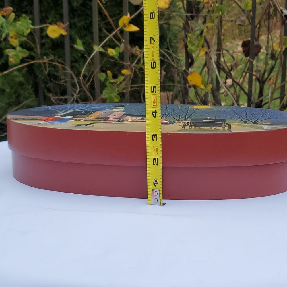 Handmade Bentwood Shaker Oval Box Christmas - Picture 16 of 16